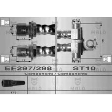 8699 Malo Тормозной шланг