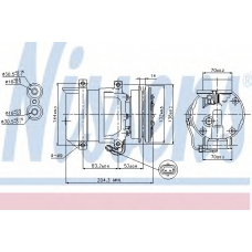 89108 NISSENS Компрессор, кондиционер