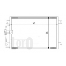 042-016-0007 LORO Конденсатор, кондиционер