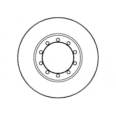 NBD1420 NATIONAL Тормозной диск