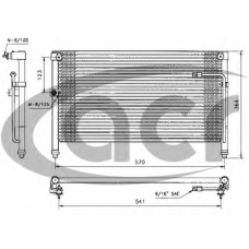300239 ACR Конденсатор, кондиционер