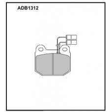 ADB1312 Allied Nippon Тормозные колодки