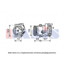852602N AKS DASIS Компрессор, кондиционер