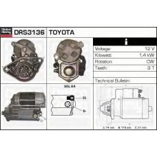 DRS3136 DELCO REMY Стартер