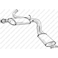 283-939 BOSAL Глушитель выхлопных газов конечный