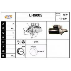 LR9005 SNRA Стартер