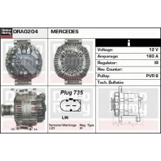 DRA0204 DELCO REMY Генератор