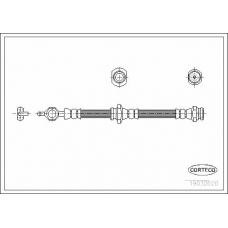 19032620 CORTECO Тормозной шланг
