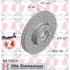 150.1296.70 ZIMMERMANN Тормозной диск