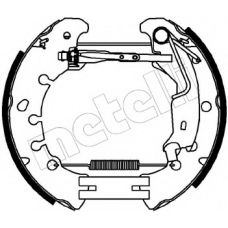 51-0221 METELLI Комплект тормозных колодок