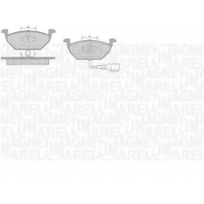 363916060516 MAGNETI MARELLI Комплект тормозных колодок, дисковый тормоз