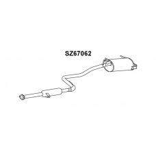 SZ67062 VENEPORTE Глушитель выхлопных газов конечный