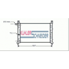 1700061 KUHLER SCHNEIDER Радиатор, охлаждение двигател