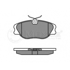 025 231 6819/W MEYLE Комплект тормозных колодок, дисковый тормоз