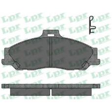 05P1355 LPR Комплект тормозных колодок, дисковый тормоз