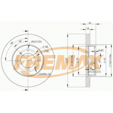 BD-9282 FREMAX Тормозной диск