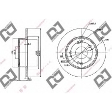 BD1043 DJ PARTS Тормозной диск