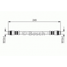 1 987 476 708 BOSCH Тормозной шланг