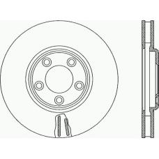 BDR2357.20 OPEN PARTS Тормозной диск