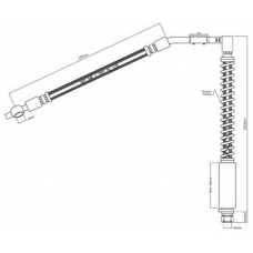 VBH790 MOTAQUIP Тормозной шланг