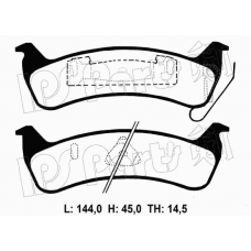 IBR-1998 IPS Parts Комплект тормозных колодок, дисковый тормоз