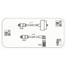 AFM60 JANMOR Комплект проводов зажигания