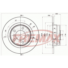 BD-1725-50 FREMAX Тормозной диск