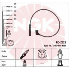 9857 NGK Комплект проводов зажигания