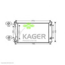 31-1641 KAGER Радиатор, охлаждение двигателя
