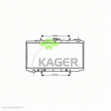 31-2889 KAGER Радиатор, охлаждение двигателя