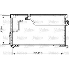 814254 VALEO Конденсатор, кондиционер