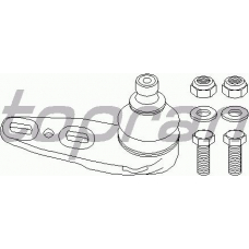 104 314 TOPRAN Несущий / направляющий шарнир