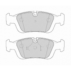 FD6838N NECTO Комплект тормозных колодок, дисковый тормоз