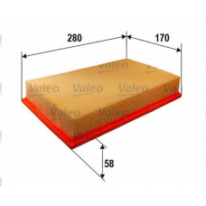 585308 VALEO Воздушный фильтр