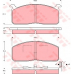 GDB233 TRW Комплект тормозных колодок, дисковый тормоз