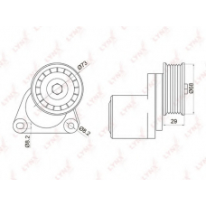 PT-3013 LYNX Ролик-натяжитель ручейкового ремня