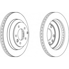 DDF1580 FERODO Тормозной диск