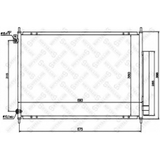 10-45061-SX STELLOX Конденсатор, кондиционер