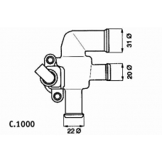 C.1000.90 BEHR Термостат, охлаждающая жидкость