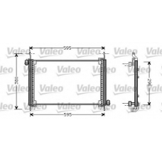 818019 VALEO Конденсатор, кондиционер