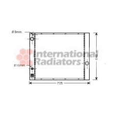 02002166 VAN WEZEL Радиатор, охлаждение двигателя