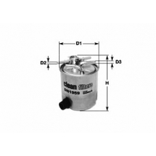 DN2701 CLEAN FILTERS Топливный фильтр