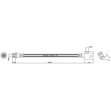 VBH857 MOTAQUIP Тормозной шланг