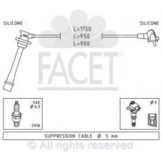 4.9867 FACET Ккомплект проводов зажигания