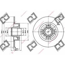 BD1318 DJ PARTS Тормозной диск