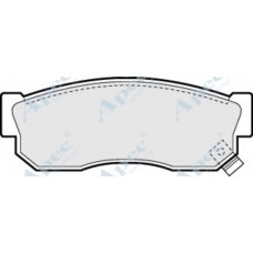 PAD457 APEC Комплект тормозных колодок, дисковый тормоз