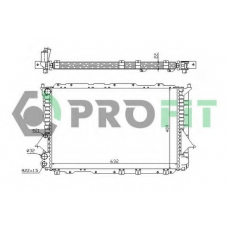 PR 0014A4 PROFIT Радиатор, охлаждение двигателя