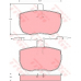 GDB342 TRW Комплект тормозных колодок, дисковый тормоз