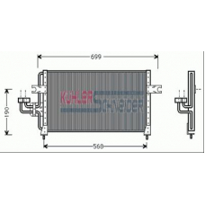 5720701 KUHLER SCHNEIDER Конденсатор, кондиционер