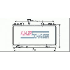 0200321 KUHLER SCHNEIDER Радиатор, охлаждение двигател